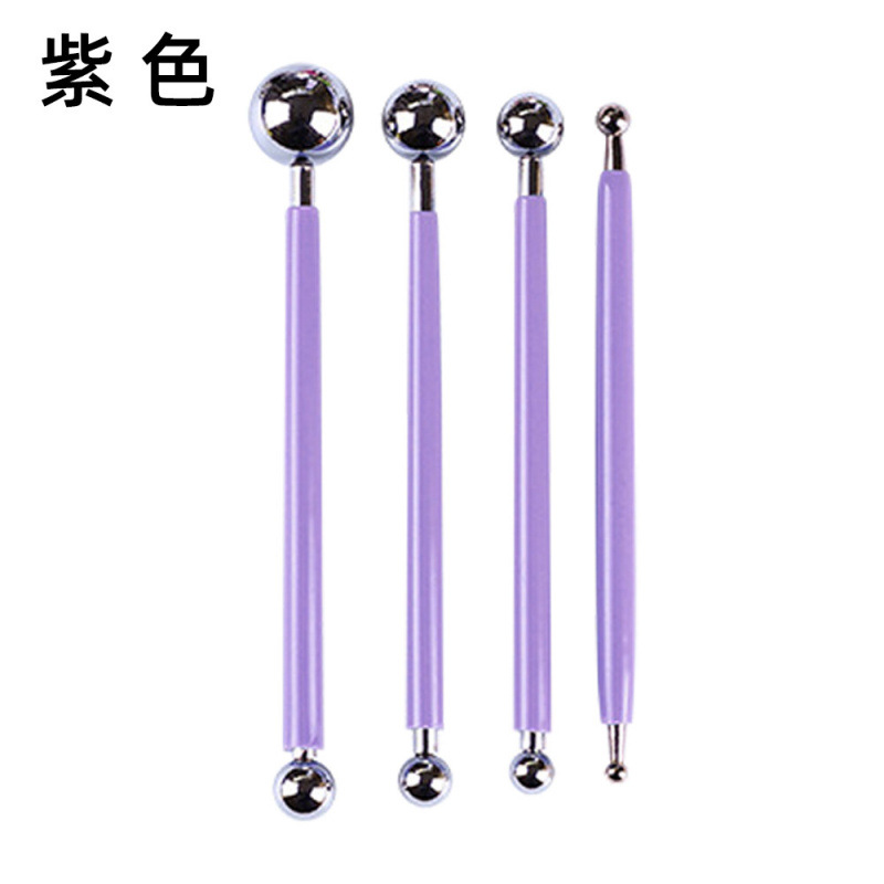 Herramientas de cerámica transfronterizas de acero inoxidable bola varilla de piedra plástica arcilla conjunto de barro de cerámica herramientas manuales escultura cuchillo penetración