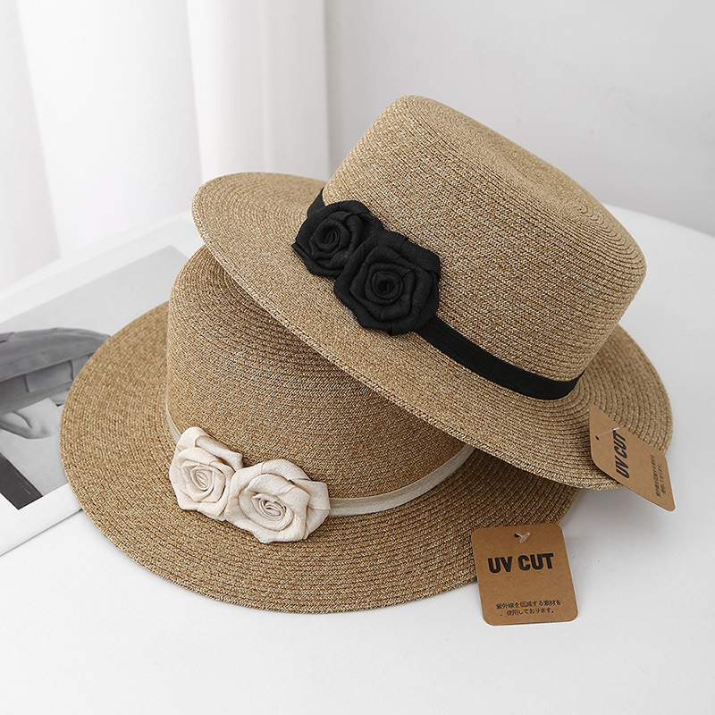 Women's Casual Style Basic Solid Color Big Eaves Straw Hat display picture 2