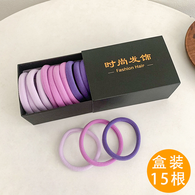 Caja de regalo banda de pelo sin costuras cuerda de pelo 2022 nueva banda de goma lazo de pelo femenino adulto alto elástico cuerda de pelo durable