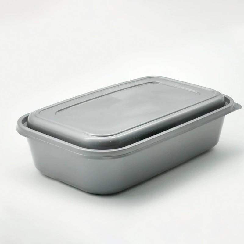 Disposable lunch box microwave lunch box office lunch box takeaway packing box American style 718 high-end lunch box