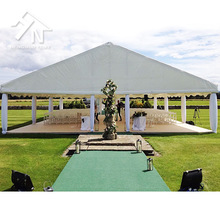 10米宽白色婚礼篷房 现在简约多功能加长可伸缩草坪婚庆 婚礼帐篷