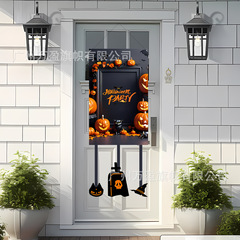 Amazonクロスボーダー新ハロウィン吊り旗特殊形状旗ハロウィン装飾特殊形状旗吊り旗パーティーセット