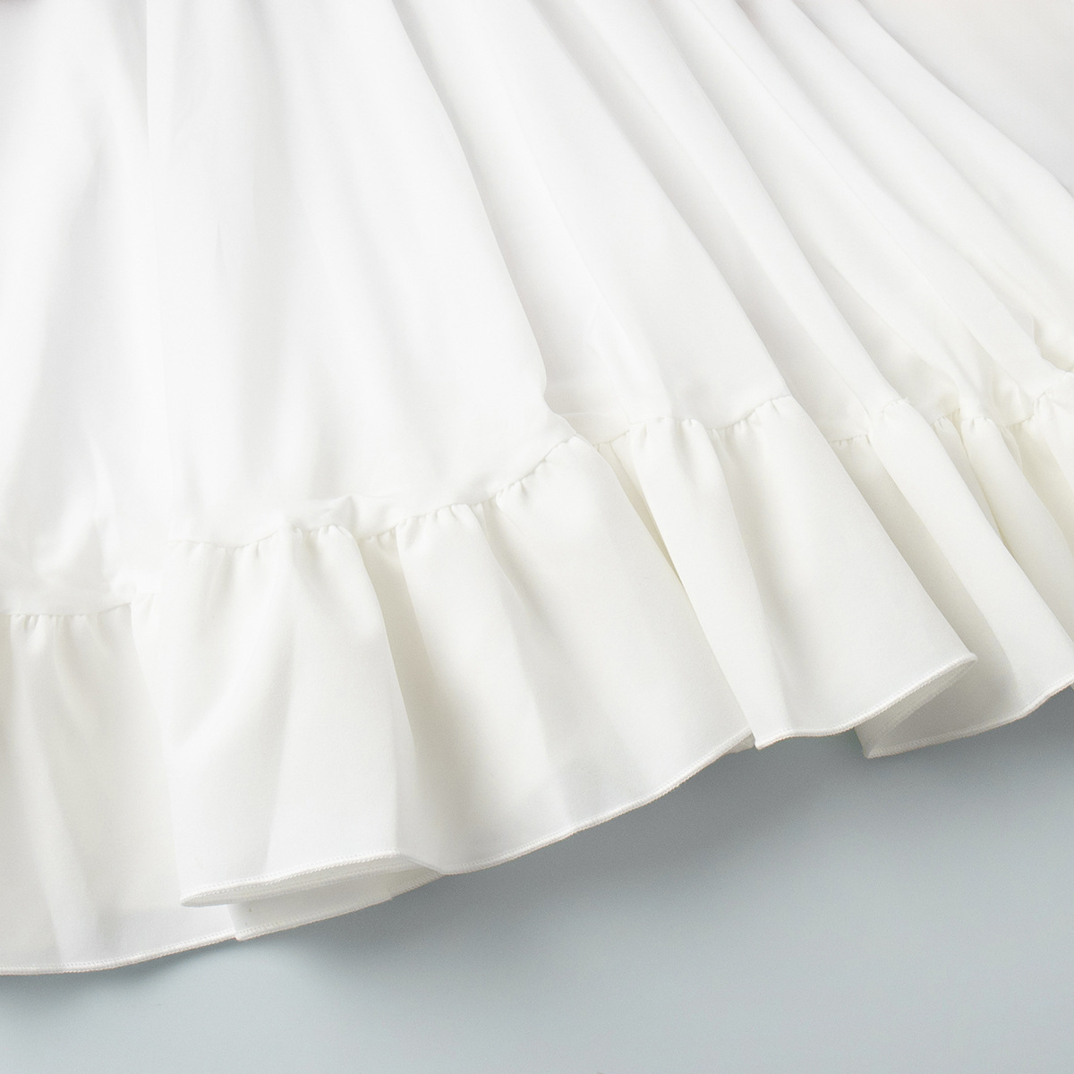 V-neck Printed Dress For Women, European And American Summer New Style, Bubble Sleeve Short Skirt_ecoleips.com