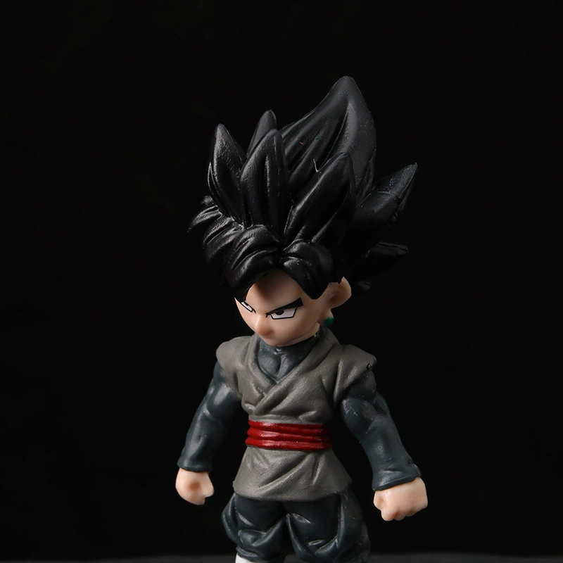 Seven Dragon Ball Hand - Office Model Cartoon Sun Wukong Goku, Trankus Black Wukong dolls