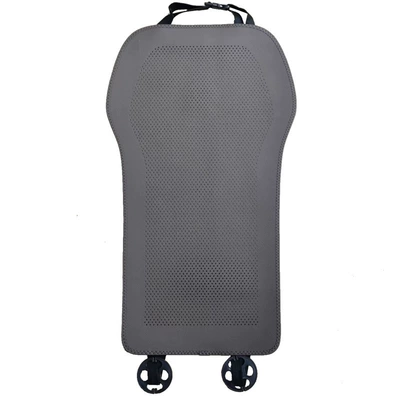 Seat cushion, seat cover – pad - chestnut-brown-cushion-perforated-lychee-leather