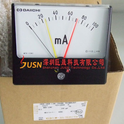 供应日本进口DAIICHI指针式电流表、DAIICHI指针式电压表