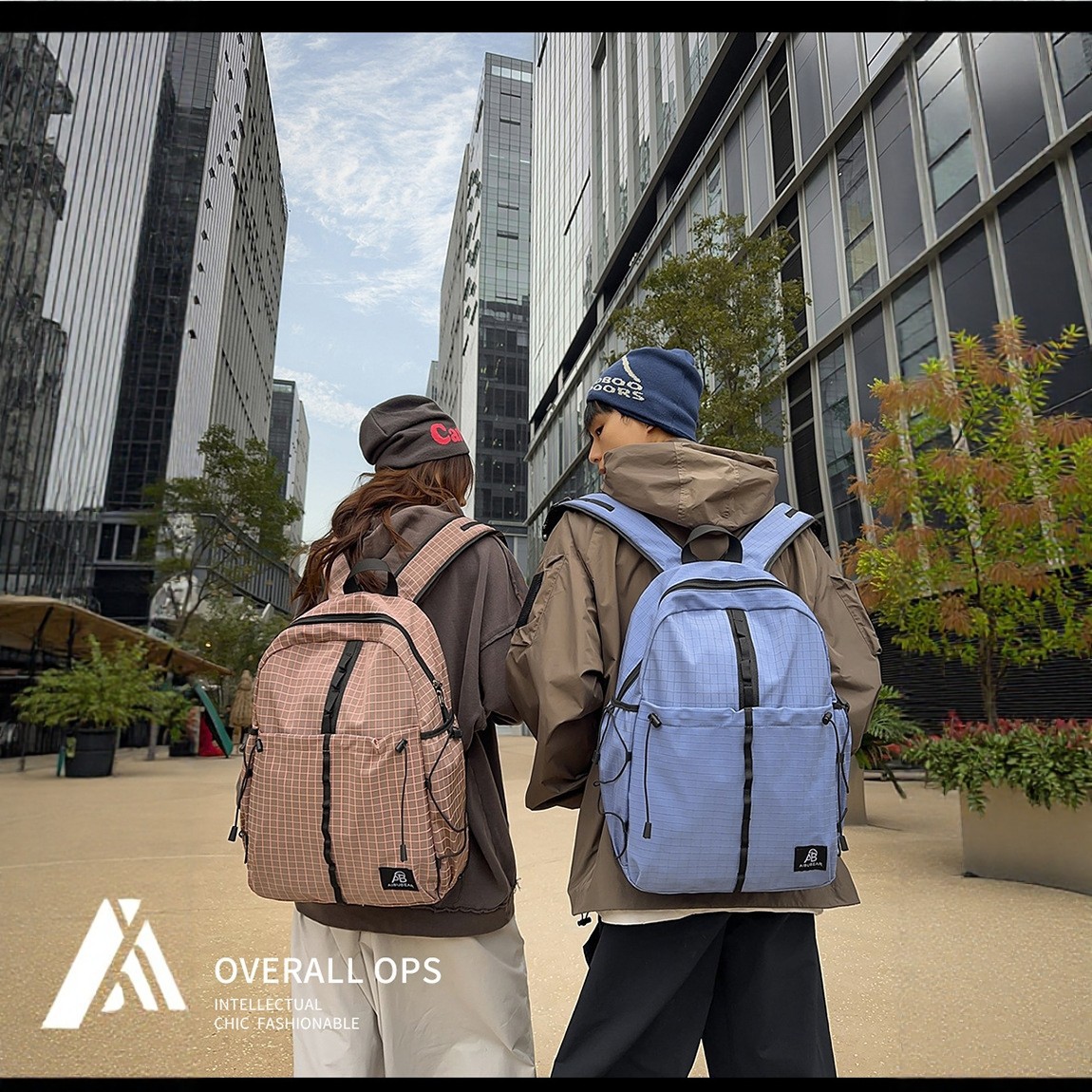 Travel sports capacious backpack for men and women