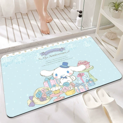 Avtomobil döşəmə paspasları, Xiaohongshu's Popular Sanrio - flowers-cinnamon-dog-4060