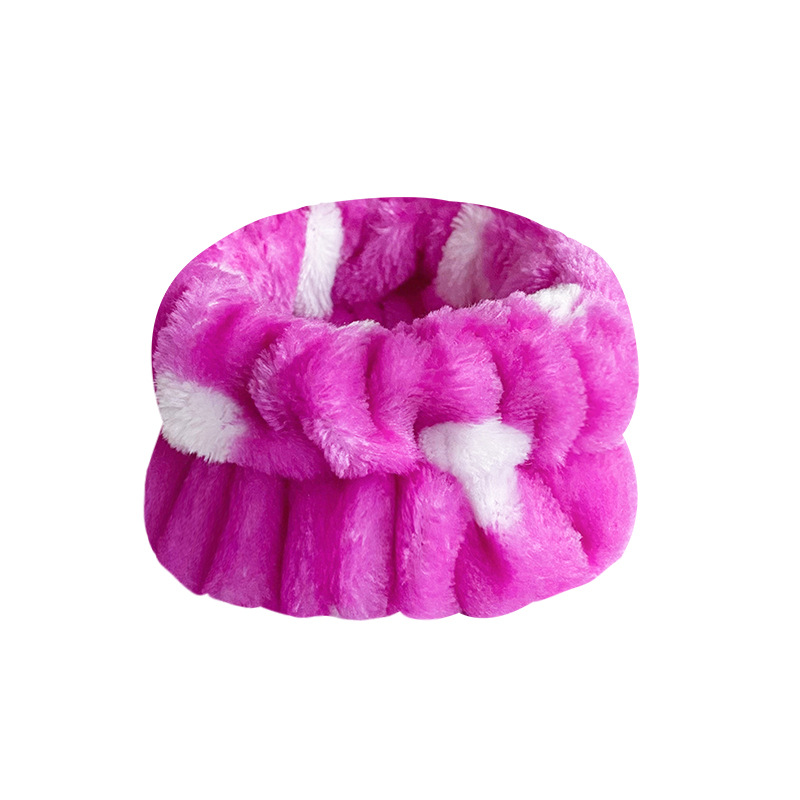 Amazon cross-border franela banda de pelo pulsera conjunto de pulsera absorbente de las mujeres deportes tie-dyed pulsera traje de vacío