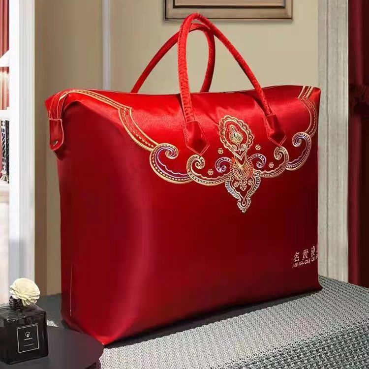 혼플라워 소프트백 [고급 새틴, 핸드자수]