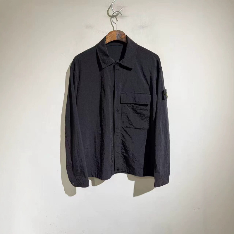 American Street Style 26Ss Functional Compass Badge Sleeve Patch Lapel Jacket Lightweight Workwear Pocket Vintage Jacket