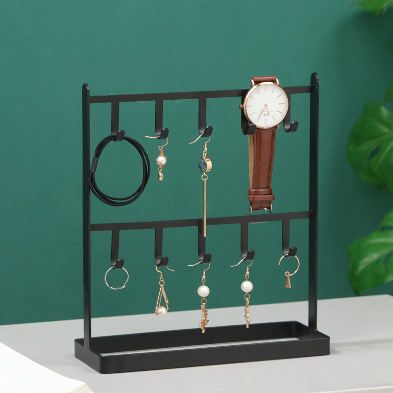 Nihaojewelry Desktop Wrought Iron Jewelry Storage Rack Wholesale Accessories display picture 3