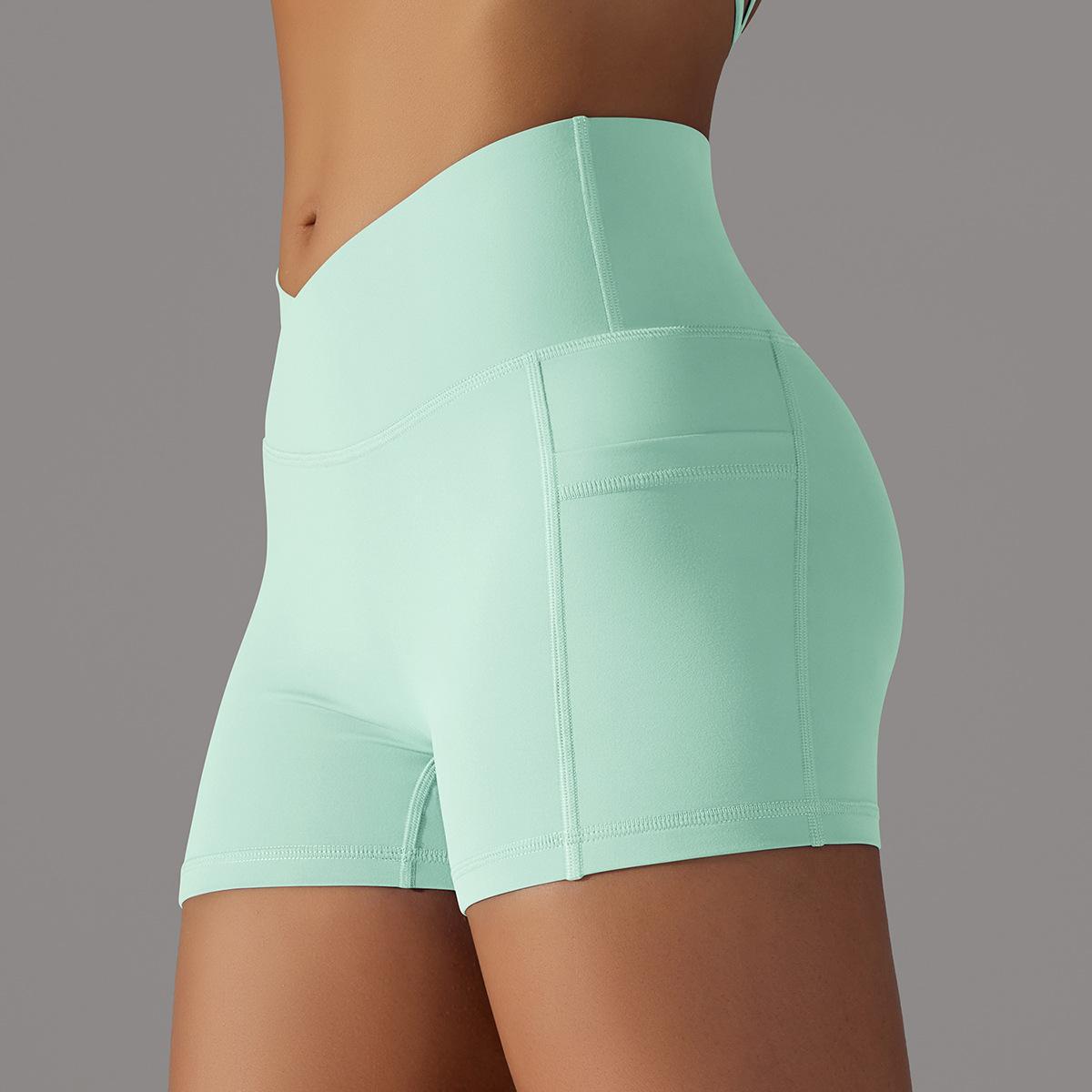 Simple Style Sports Solid Color Nylon Active Bottoms Shorts display picture 52