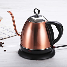 1L不锈钢咖啡壶全自动恒温家用现货冲泡咖啡跨境一件代发电热水壶