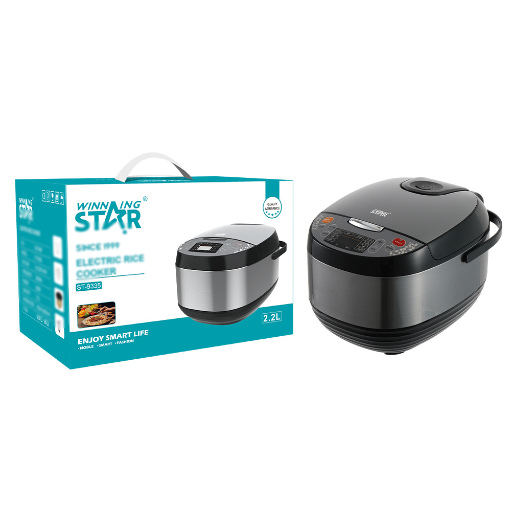 Ganador estrella transfronteriza Venta caliente británico y europeo estándar hogar 2.2L sopa de cocina multifunción olla arrocera