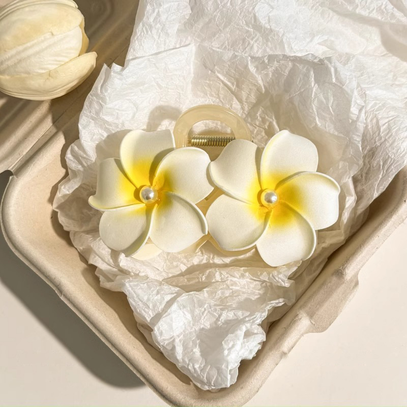 Primavera y verano nuevo huevo flor clip para el cabello vacaciones fotos dulces flores clip para el cabello al por mayor