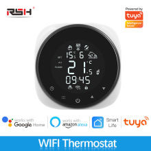 电地暖wifi温控器液晶面板恒温器涂鸦APP智能远程控制器温控面板