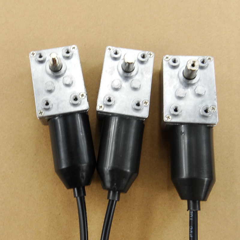 Motor de puerta ascendente DC12V puerta de apertura y cierre automático sincronizada DC motor de reducción de velocidad pequeño accesorio de motor
