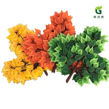 仿真树枝假绿植桦树叶芒果叶银杏叶装饰植物高仿真仿真树杆批发