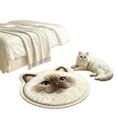 Cute cat imitation cashmere floor: Avtomobil döşəmə paspasları
