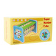 Wooden math and clock learning toy with rotating number blocks