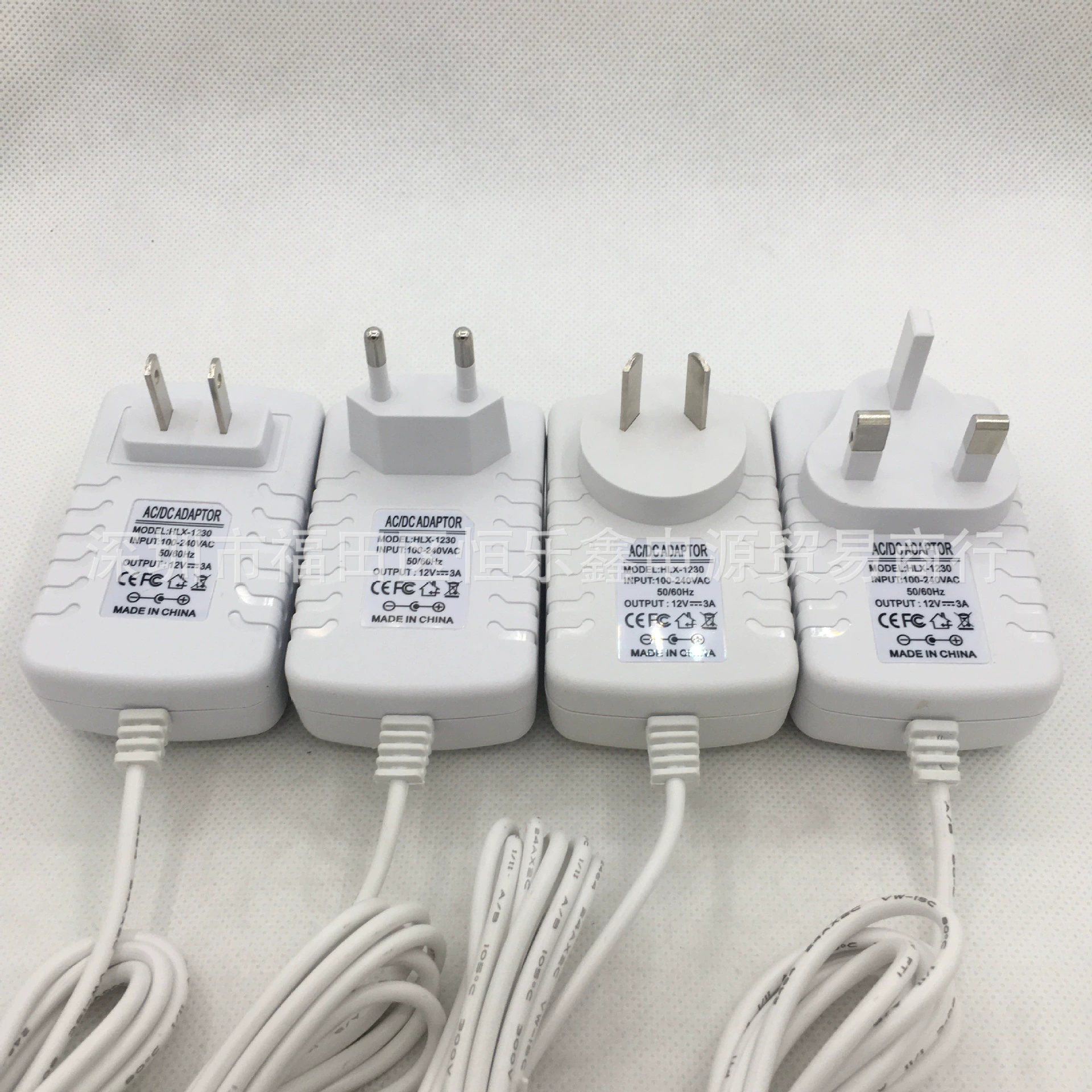 Белый адаптер питания 12V3A, точка замерзания, устройство для лазерной эпиляции, светодиодная лента, источник питания, правила США, Европы, Австралии и Великобритании