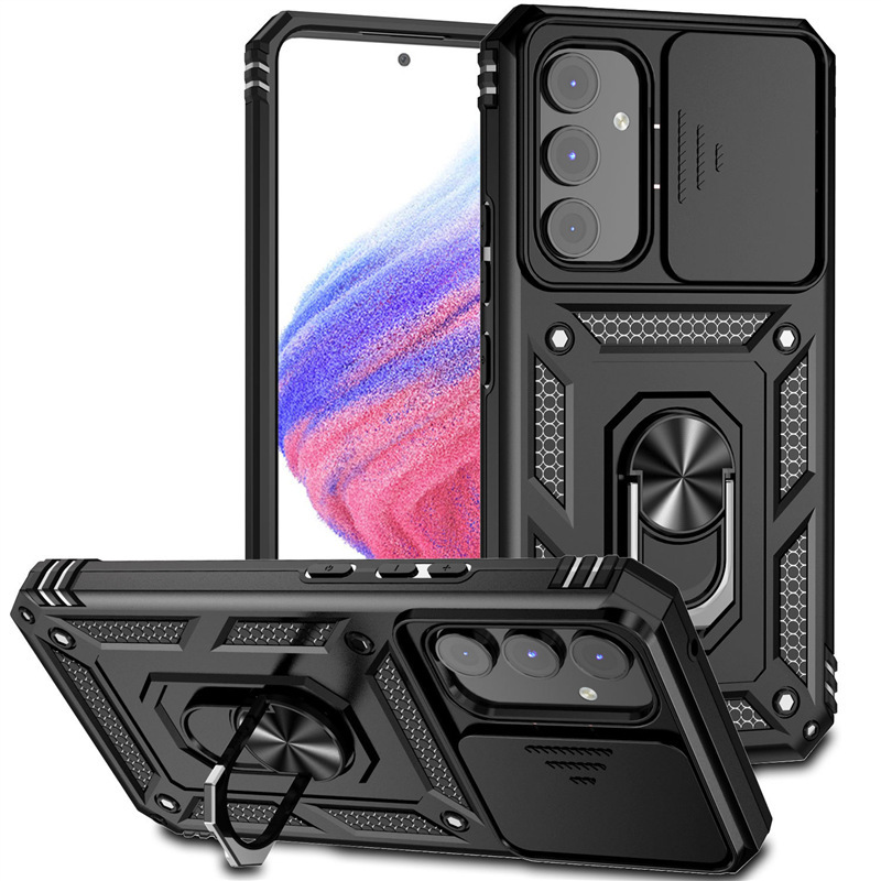Suitable for Samsung A17 Mobile Phone Case A07 All-Inclusive A56 Ring A55 Bracket A16 Military Push Window A06 Protective Case Suitable for Samsung A17 Mobile Phone Case A07 All-Inclusive A56 Ring A55 Bracket A16 Military Push Window A06 Protective Case