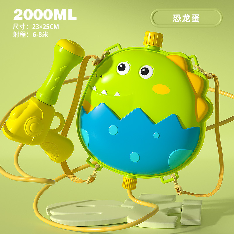 Mochila infantil juguetes de tiro de agua de playa de verano barraca eléctrica de cabello continuo pistola de rociador de agua al por mayor