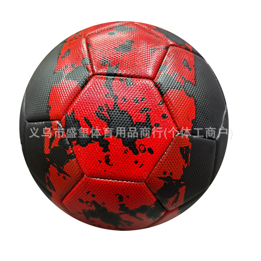 No. 5 Training Game Student Ball Factory Direct Sales Wholesale Football Pvc Machine Sewing Kidsren and Adults Ready-Made Customization