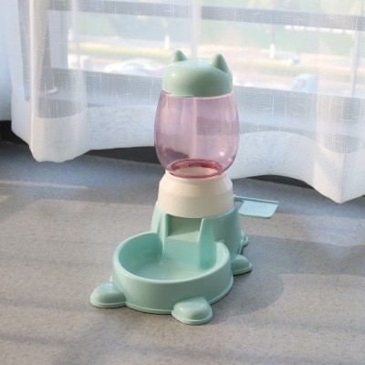 Alimentador de empuje de alimentación cuantitativa para perros alimentador de mascotas educativo de gran capacidad Alimentador automático gato tazón al por mayor