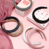 Retro South Korean headband, goods, sponge crystal from pearl, European style, Korean style