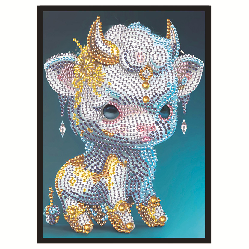 Transfronterizos nuevos dibujos de diamantes DIY hechos a mano unicornio dibujo de diamantes cuaderno dibujo de diamantes llenos de pintura de diamantes