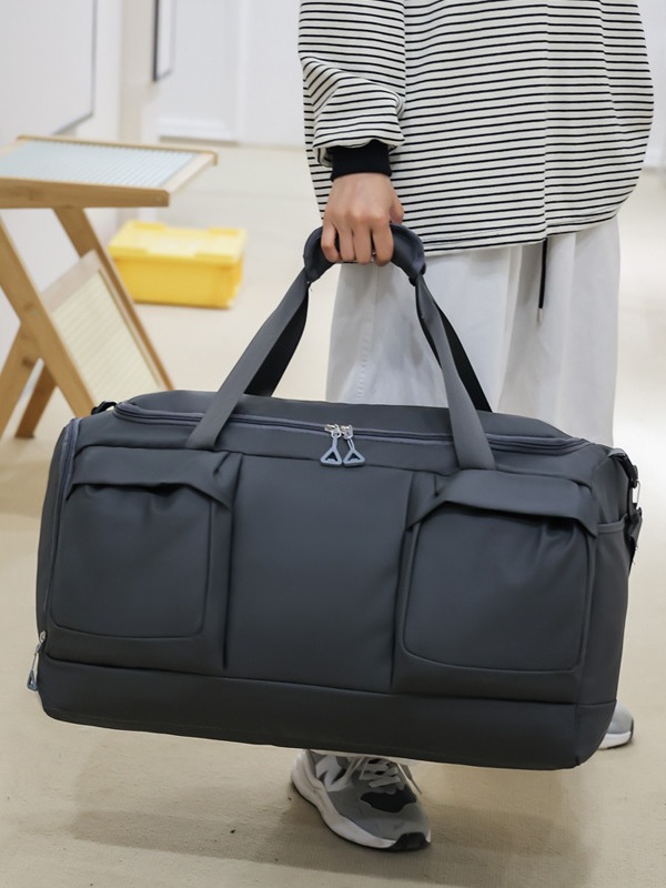 Bolso de viaje de viaje transfronterizo de corta distancia, separación en seco y húmedo, bolso de hombro portátil de gran capacidad, bolso de gimnasia de natación cruzada