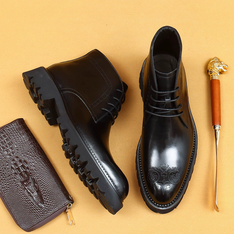 [VIP эксклюзивная] кожаные ботинки Martin мужские высокие британские ботинки