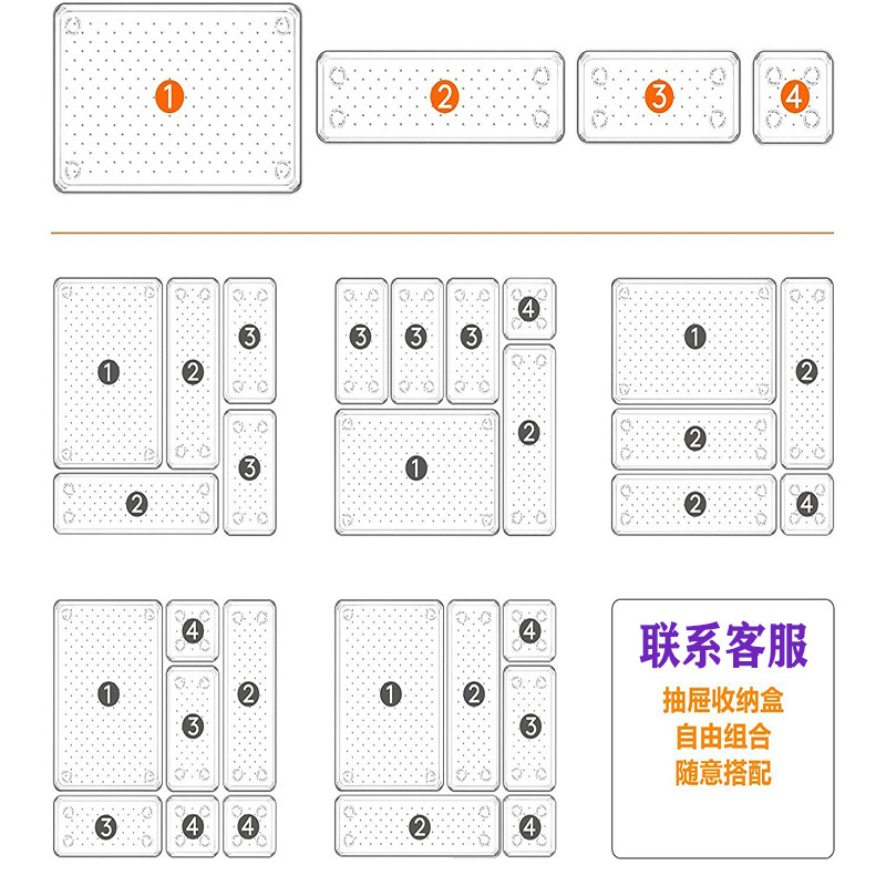 Caja almacenamiento integrada con cajón punto , partición transparente escritorio, papelería, s diversos, organización cosméticos el hogar