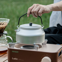 Cross-border outdoor kettle for camping and travel, portable tea kettle, lightweight outdoor kettle
