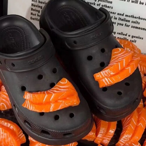New model suitable for Cros hole shoes, simulated food and toy shoes, fried chicken legs, French fries, shoe buckles, diy garden shoe accessories buckles