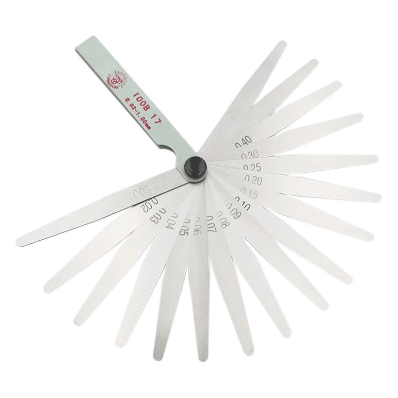 Щуп с хрустальным цветком 0,02-1,0 мм щуп зазора клапана высокоточный датчик зазора 14 шт. 17 шт. 20 шт. Костюм