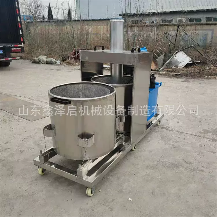 中药残渣液压压榨机 食品级不锈钢 水果蔬菜汁液脱水设备
