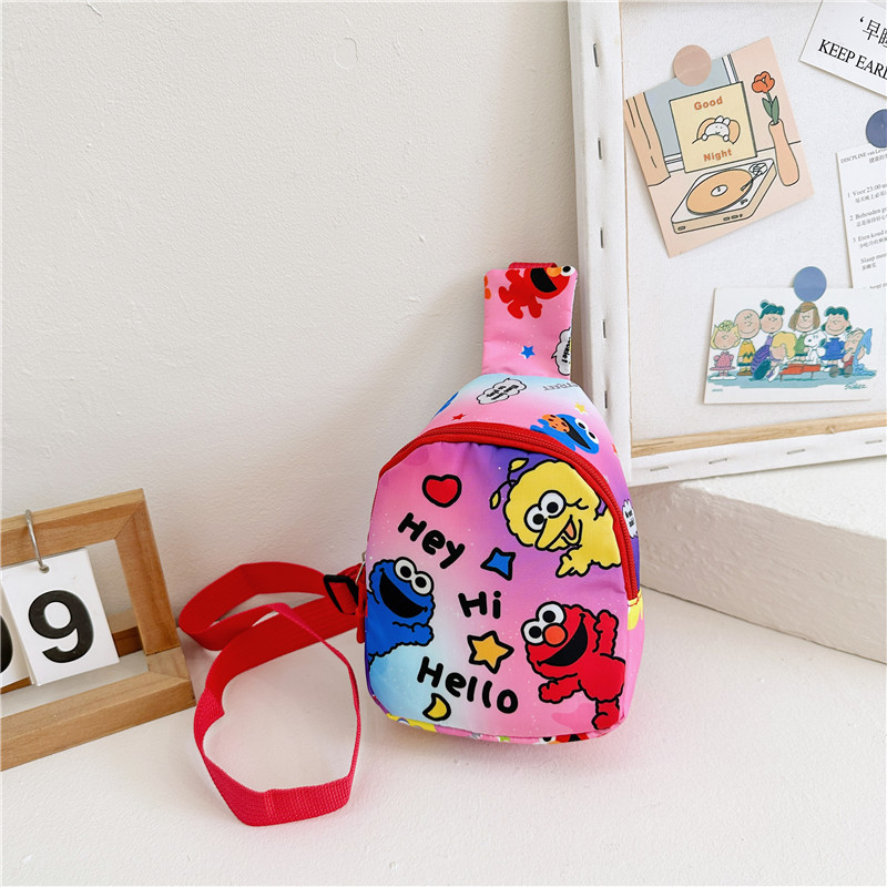 Bolsos de moda para niños, bandolera pequeña, bolso de pecho para niño, billetera de dibujos animados 2023, mochila pequeña informal y versátil para salida para niñas