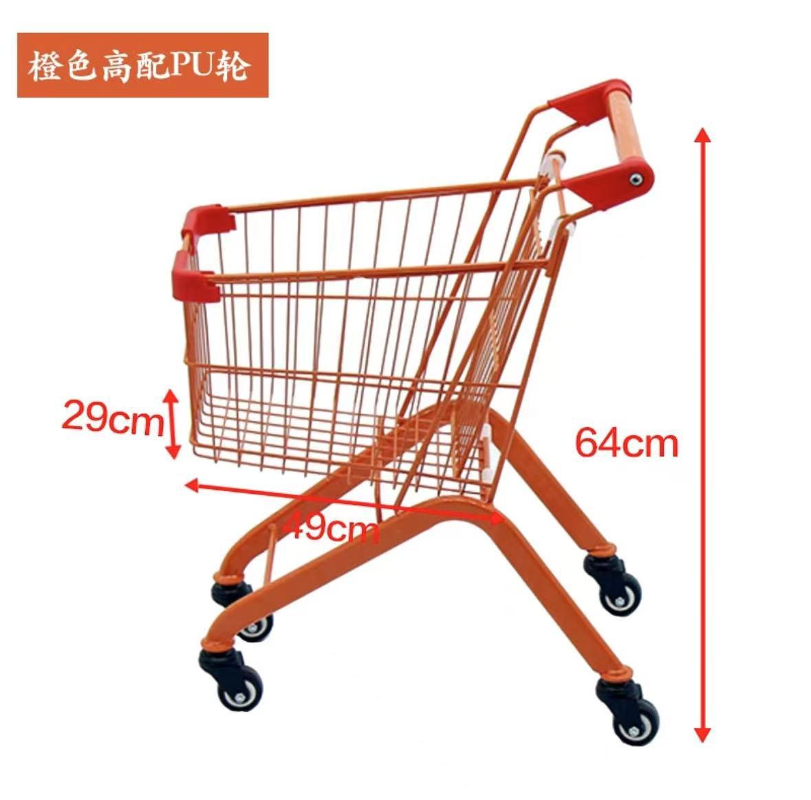 Carrito de compras de supermercado de doble capa, carrito de bar, carrito KTV, carrito rosa, máquina de muñecas.