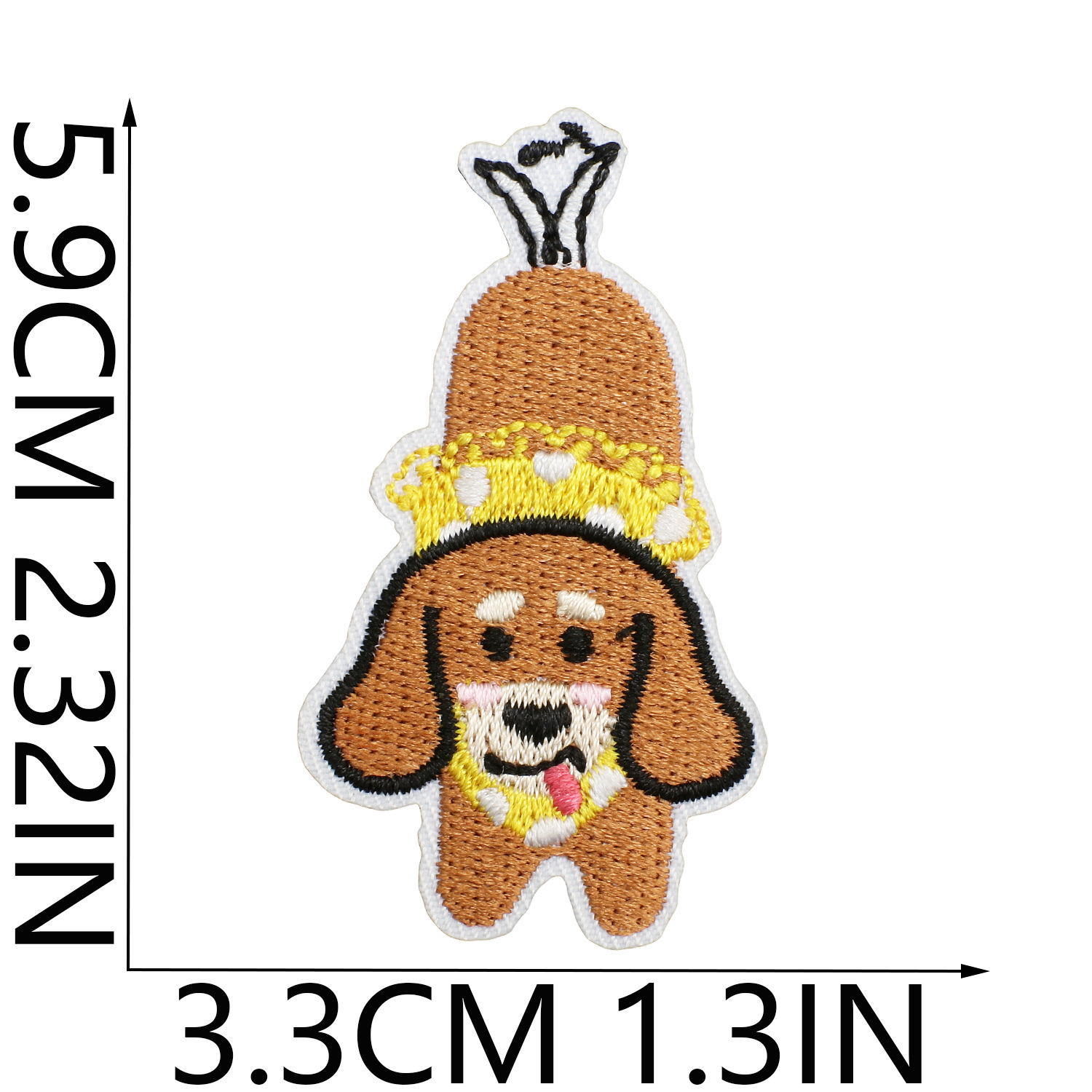 3g Weight Clothing Sticker Patches Classification 1 Piece Quantity Dacron thread Material Dog Pattern Casual, Elegant, Cute Style Embroidery Craft 1 Piece Casual Elegant Cute Dog Dacron Thread Clothing Sticker Patches 13