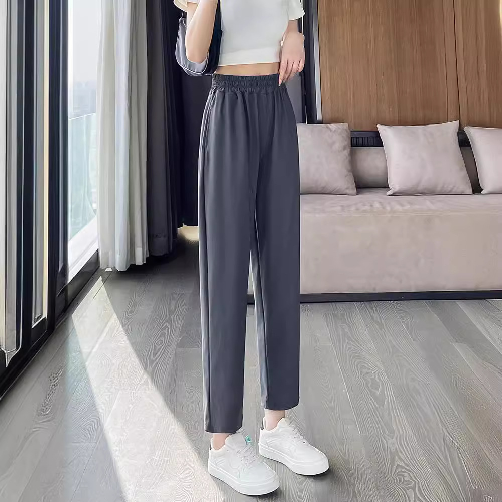 Quick dry silk trousers
