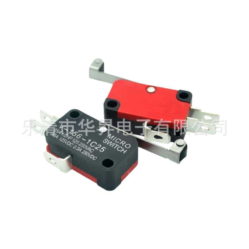 供应V-156-1C25 带长轮微动开关 电热水龙头 增湿器滚轮手柄