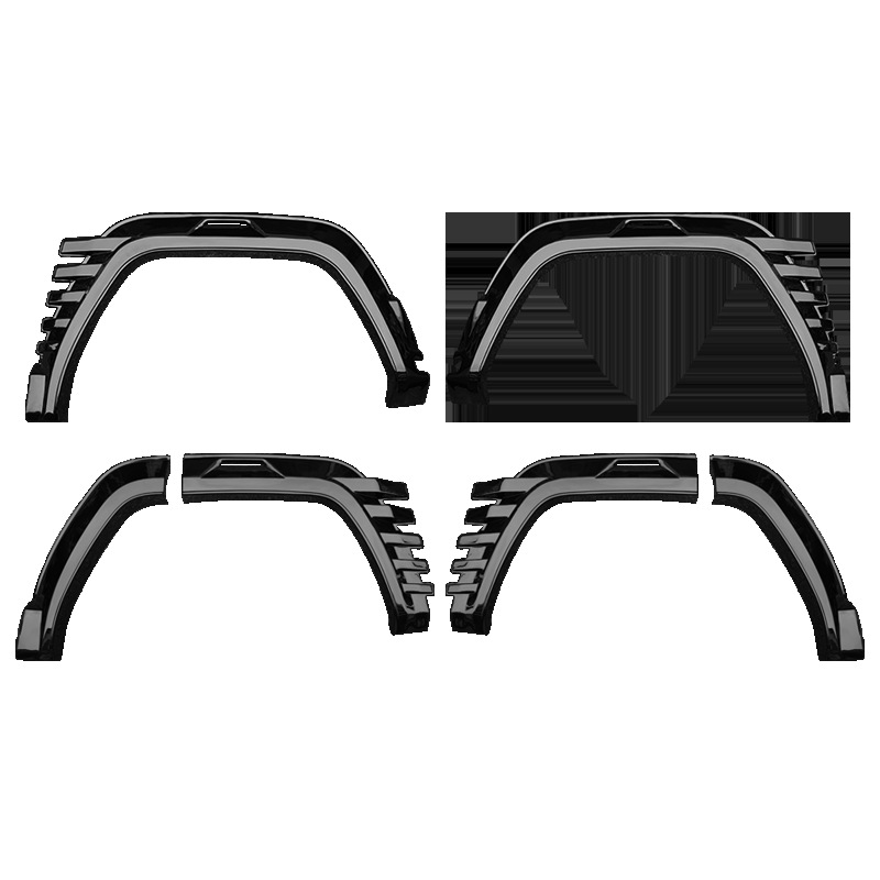 Equation Leopard 8 Widened Wheel Arch Blackening Kit, 3D Door Panels, Front and Rear Bumpers, Non-Destructive Off-Road Appearance Upgrade Accessories