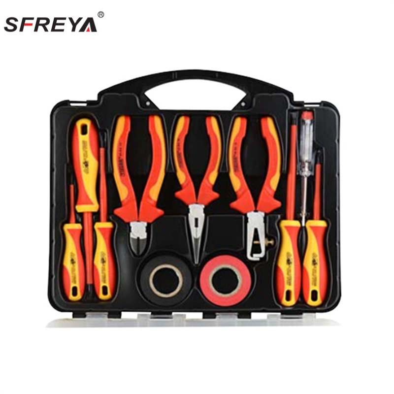 Herramienta de combinación de aislamiento sfreya Juego de 5 piezas Juego de destornillador de aislamiento de 7 piezas Juego de aislamiento de 23 piezas de 68 piezas
