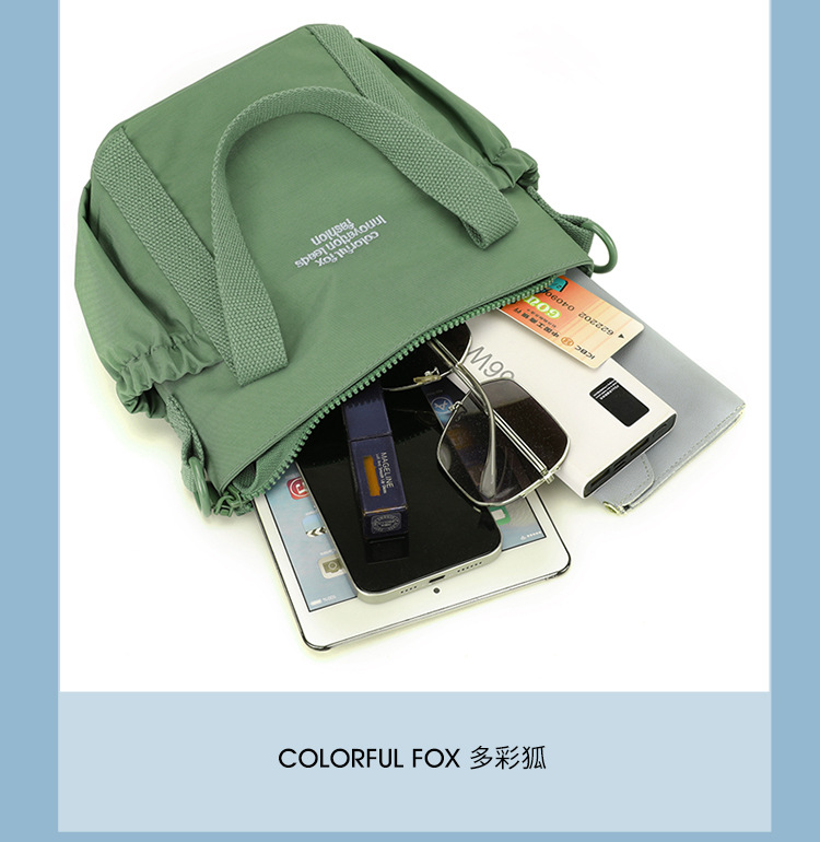 Colorful Fox's new water-resistant small cabbage blue outdoor crossbody bag, commuter single-shoulder women's bag, mini handbag undefined