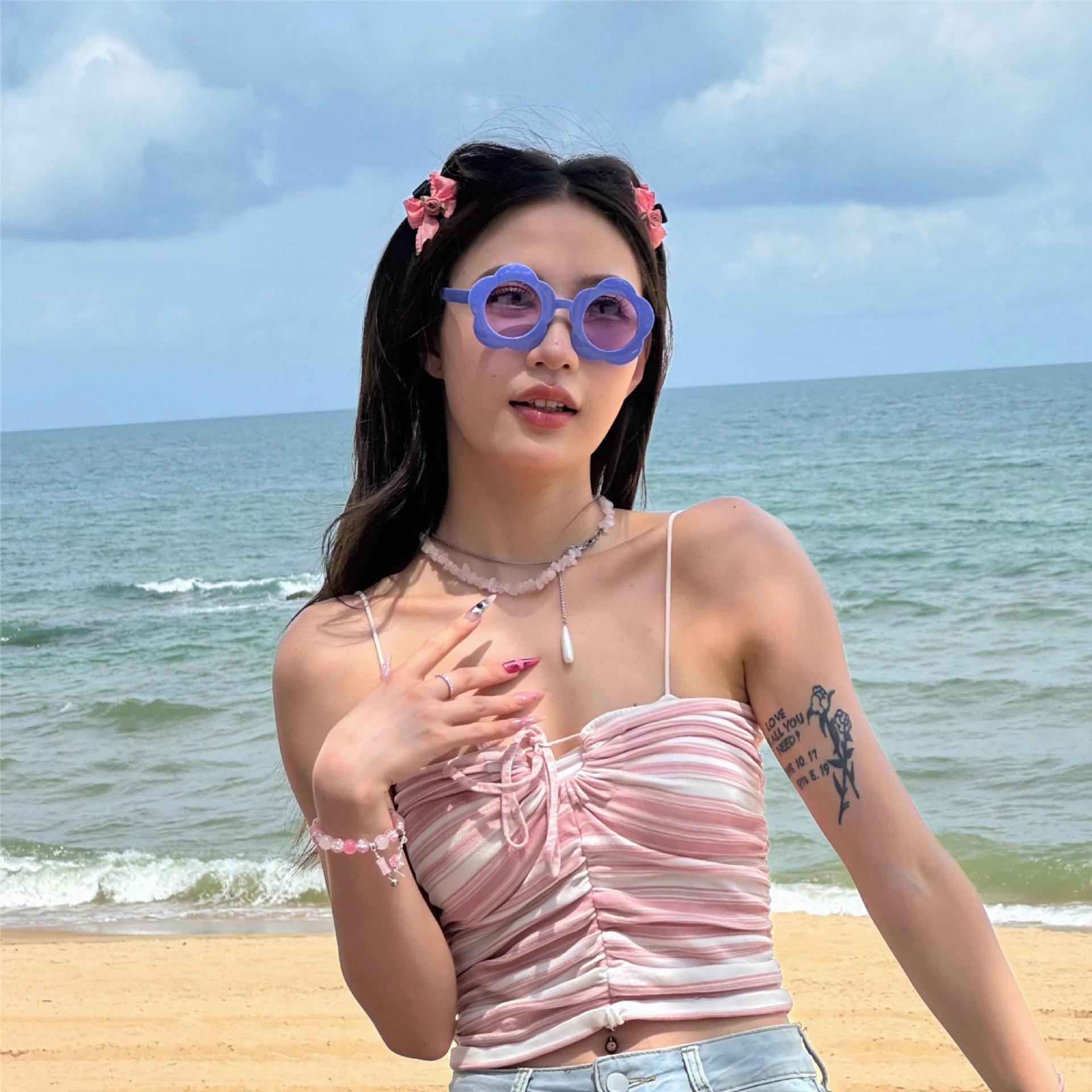 Gafas de Fiesta con Temática Hawaiana, ABS, Divertido, Decorativo, para Fiestas en la Playa y Festivales de Música