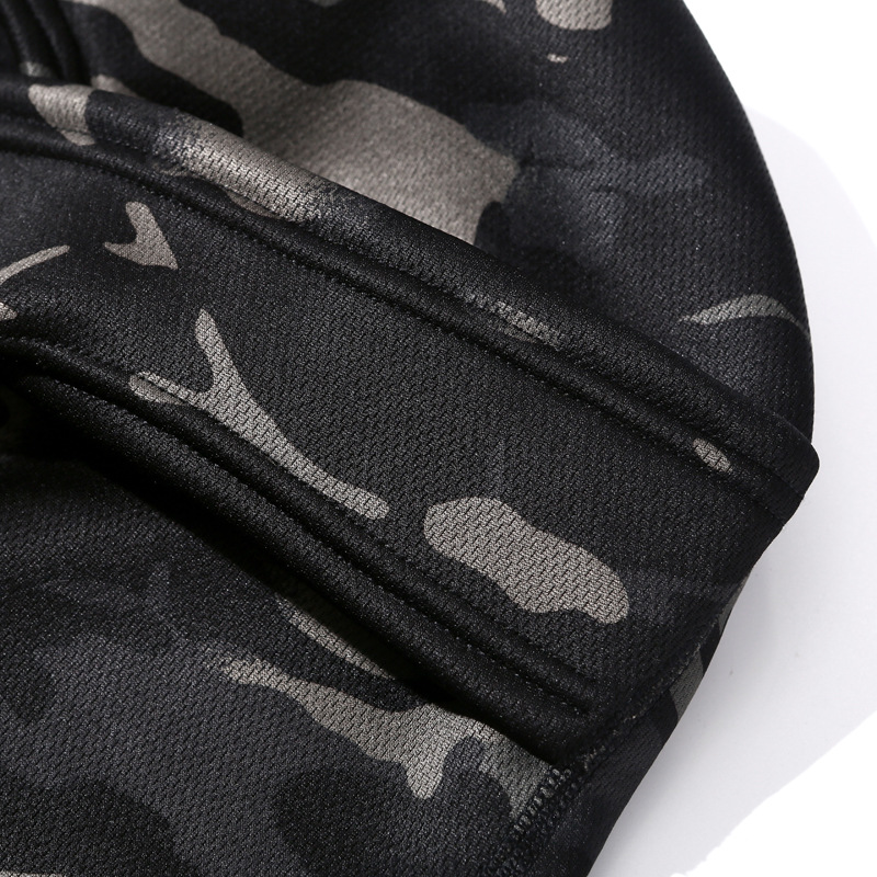 Nuevo camuflaje vellón sombrerería máscara de equitación al aire libre montañismo sombrero a prueba de frío protección solar sombra solar máscara caliente de secado rápido