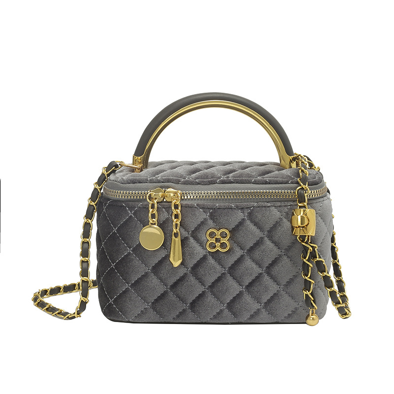 Bolso para mujeres 2026 ventas transfronterizas calientes nuevas bolsas de mano de lujo ligeras de alto nivel de sensación de cadena de diamante bolso de hombro